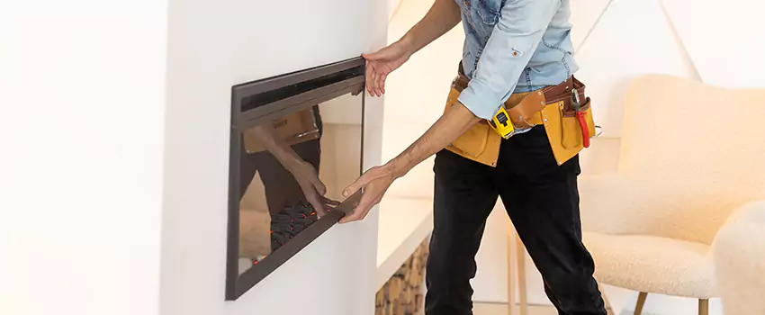 Metal Fireplace Installation in White Settlement, Texas