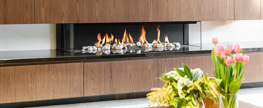 Double-height Fireplace Design Refurbishment in White Settlement, Texas